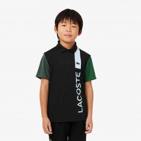 Блуза с яка Lacoste Kids Crocodile Logo Breathable Short Sleeve Polo Shirt - Black GI8 блуза,с,яка,lacoste,kids,crocodile,logo,breathable,short,sleeve,polo,shirt,black,gi8