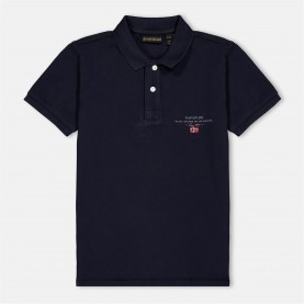 Блуза с яка Napapijri Kids' Short-Sleeve Polo Shirt - Blue Marine 176 блуза,с,яка,детски,3/4,панталони,napapijri,kids',short,sleeve,polo,shirt,blue,marine,176