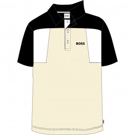boss,colour,block,polo,shirt,juniors,vanille,21c
