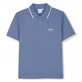 блуза,с,яка,детски,3/4,панталони,детски,облекла,boss,kids',short,sleeve,polo,shirt,lavender,blue