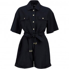 Гащеризон Barbour International Priya Playsuit - Black гащеризон,дамски,летни,гащеризони,дамски,къси,панталони,barbour,international,priya,playsuit,black