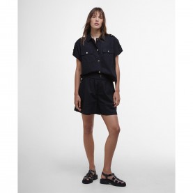 Къси панталони Barbour International Pryia Shorts - Black къси,панталони,дамски,къси,панталони,barbour,international,pryia,shorts,black