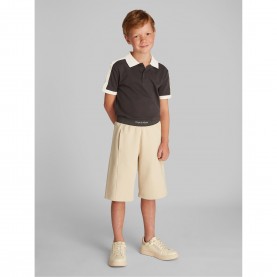 Блуза с яка Calvin Klein Jeans Kids Short-Sleeve Polo Shirt - CK Black BEH блуза,с,яка,calvin,klein,jeans,kids,short,sleeve,polo,shirt,ck,black,beh