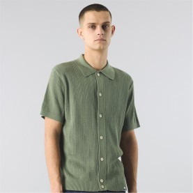 Риза Pretty Green Men's Short-Sleeve Plain Shirt - Green риза,pretty,green,men's,short,sleeve,plain,shirt,green