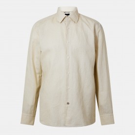 Boss Mens HBB CHAL Kent Patterned Short-Sleeve Shirt - Open White 131 мъжки,ризи,boss,men,s,hbb,chal,kent,patterned,short,sleeve,shirt,open,white,131