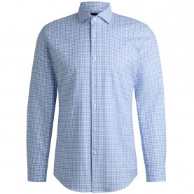Риза с дълъг ръкав Boss Mens H-HANK Long Sleeve Spread Collar Shirt - Lt Pas Blue 450 риза,с,дълъг,ръкав,мъжки,ризи,boss,men,s,h,hank,long,sleeve,spread,collar,shirt,lt,pas,blue,450