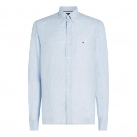 риза,мъжки,ризи,tommy,hilfiger,men,s,pigment,dyed,long,sleeve,plain,shirt,breezy,blue
