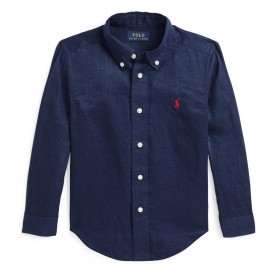 Юношеска риза с дълъг ръкав Polo Ralph Lauren Long Sleeved Oxford Shirt Juniors - Newport Navy юношеска,риза,с,дълъг,ръкав,polo,ralph,lauren,long,sleeved,oxford,shirt,juniors,newport,navy