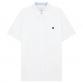 Риза PS Paul Smith Men's Short-Sleeve Plain Shirt - White 01 риза,облекла,на,разпродажба,мъжки,ризи,ps,paul,smith,men's,short,sleeve,plain,shirt,white,01