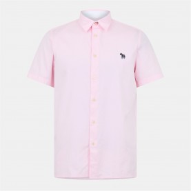 Риза PS Paul Smith Men's Short-Sleeve Plain Shirt - Pink 20 риза,облекла,на,разпродажба,мъжки,ризи,ps,paul,smith,men's,short,sleeve,plain,shirt,pink,20