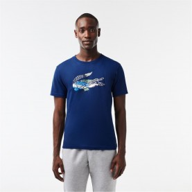тениска,облекла,на,разпродажба,мъжки,тениски,lacoste,lacoste,croc,tshirt,methylene