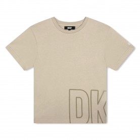 детска,тениска,dkny,unisex,kids,logo,print,regular,fit,t,shirt,stone,gry,23c