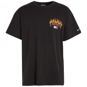 мъжки,тениски,tommy,jeans,tjm,rlx,vintage,flame,tee,black,bds