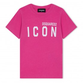 юношеска,тениска,детски,3/4,панталони,dsquared2,be,icon,cool,t,shirt,juniors,pink,dq353