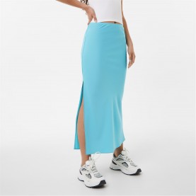 Пола Jack Wills Bias Cut Midi Skirt - Sea Jet пола,поли,и,къси,панталони,jack,wills,bias,cut,midi,skirt,sea,jet