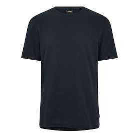 Тениска Boss Men's Tiburt Bubble Structure Cotton Short Sleeve T-Shirt - Dark Blue тениска,облекла,на,разпродажба,мъжки,тениски,boss,men's,tiburt,bubble,structure,cotton,short,sleeve,t,shirt,dark,blue