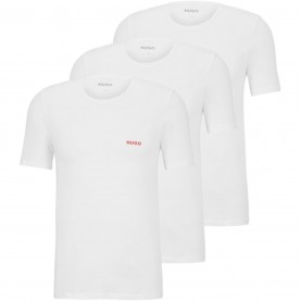 тениска,мъжки,тениски,hugo,3,pack,t,shirts,white