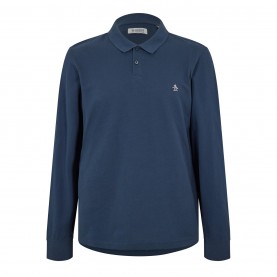 блуза,с,яка,облекла,на,разпродажба,мъжки,тениски,original,penguin,men's,cotton,long,sleeve,polo,shirt,yale