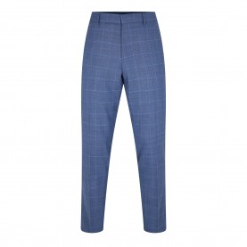 Панталони Boss Mens H-Genius Suit Trousers - Blue Check панталони,мъжки,панталони,тип,чино,boss,men,s,h,genius,suit,trousers,blue,check