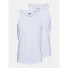 Jack and Jones Mens 2-Pack Vest - White мъжки,потници,jack,and,jones,mens,2,pack,vest,white