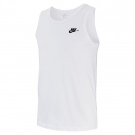 Мъжки потник Nike Club Tank Top Mens - White/Black мъжки,потник,мъжки,блузи,с,яка,мъжки,тениски,мъжки,потници,nike,club,tank,top,mens,white,black
