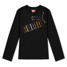 юношеска,тениска,разпродажба,puma,детски,3/4,панталони,детски,тениски,puma,multicolor,ls,tee,juniors,black