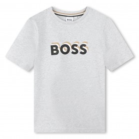 юношеска,тениска,детски,облекла,boss,bold,logo,t,shirt,juniors,grey,a32