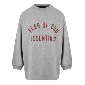 Юношеска тениска FEAR OF GOD ESSENTIALS Jersey Crewneck Tee Juniors - Dark Heather юношеска,тениска,детски,3/4,панталони,fear,of,god,essentials,jersey,crewneck,tee,juniors,dark,heather