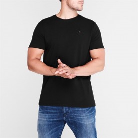 тениска,с,къс,ръкав,мъжки,тениски,tommy,jeans,crew,neck,tee,black