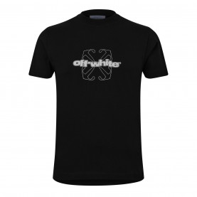 тениска,облекла,на,разпродажба,мъжки,тениски,off,white,men's,flock,arrow,t,shirt,minimalist,design,black