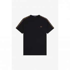 мъжки,тениски,fred,perry,tape,tee,black,shade,s77