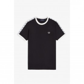 мъжки,тениски,fred,perry,tape,tee,black,102