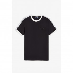 мъжки,тениски,fred,perry,tape,tee,black,102