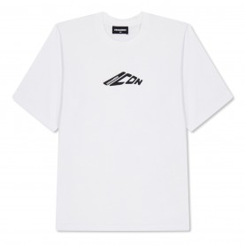 юношеска,тениска,детски,3/4,панталони,dsquared2,new,icon,graphic,t,shirt,juniors,white,dq100