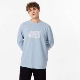 тениска,мъжки,тениски,jack,wills,fastr,lsgrphc,tee,sn43,powder,blue