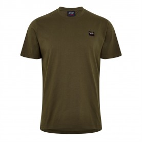 тениска,мъжки,тениски,paul,and,shark,basic,crew,neck,t,shirt,olive,green