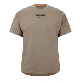 Тениска NAPAPIJRI Premium Short Sleeve T-Shirt - Beige N1K тениска,мъжки,тениски,napapijri,premium,short,sleeve,t,shirt,beige,n1k