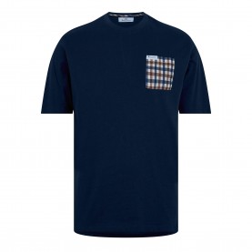 тениска,мъжки,тениски,aquascutum,checked,t,shirt,navy,check