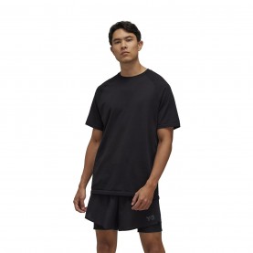 тениска,дамски,топове,y3,unisex,adults,short,sleeve,running,regular,fit,t,shirt,black