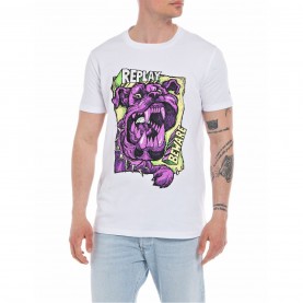 мъжки,тениски,replay,replay,beware,dog,t,sn32,white,001