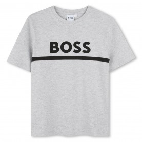 детска,тениска,детски,тениски,boss,large,logo,t,shirt,junior,boys,grey,a32