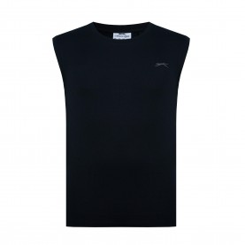 Slazenger Mens Vest - Black мъжки,къси,панталони,мъжки,потници,мъжки,блузи,с,яка,мъжки,тениски,slazenger,mens,vest,black