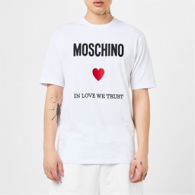 тениска,мъжки,тениски,moschino,men's,paint,regular,fit,t,shirt,fantasy,white