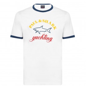 тениска,зимни,аксесоари,мъжки,тениски,paul,and,shark,big,logo,t,shirt,white,010