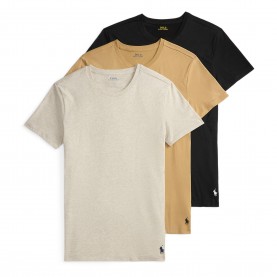 тениска,мъжки,тениски,polo,ralph,lauren,3,pack,t,shirts,camel,gry,blk