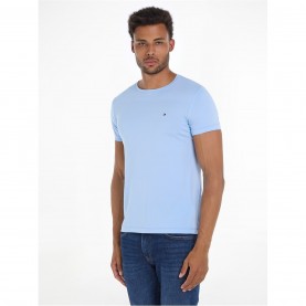 тениска,мъжки,тениски,tommy,hilfiger,stretch,slim,fit,t,shirt,kingley,blue