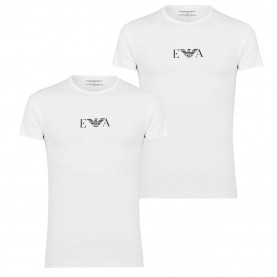 тениска,облекла,на,разпродажба,emporio,armani,2,pack,chest,logo,t,shirt,white