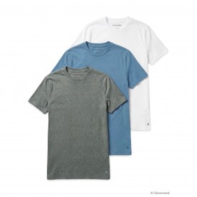 тениска,мъжки,тениски,calvin,klein,3,pack,t,shirt,white,blue,blue