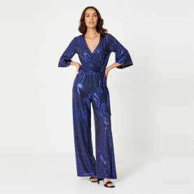 дамски,поли,и,рокли,дамски,облекла,размер,be,you,glitter,jumpsuit,black,blue