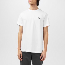 тениска,облекла,на,разпродажба,мъжки,тениски,fred,perry,men's,regular,fit,back,graphic,t,shirt,white,100